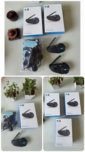 Intercomunicador EJEAS Q8 Lookearth Mesh 3.0 1Km 6 Motociclistas