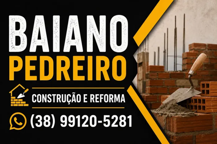 Ta precisando de Pedreiro? Só chamar no ZAP