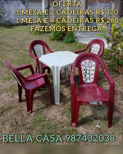 MESA BRANCA ENTREGO HOJE 