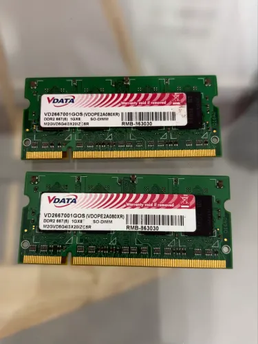Memória DDR2 1GB notebook 