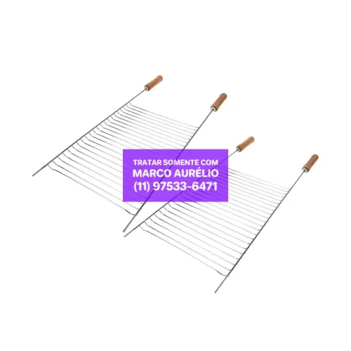 2x Grelhas Mor Tamanho 03 86x38 CM Novas Sem Uso - R$ 200 Kit de 2 Unidades