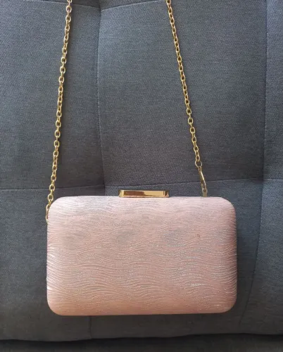 Bolsa de festa rosê