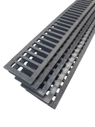 Grelha linear de ferro fundido 10x100 leve 