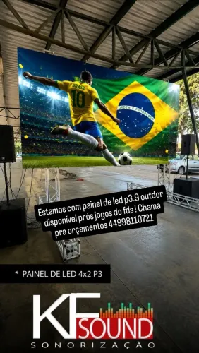 Painel de led para locação pra copa do mundo 