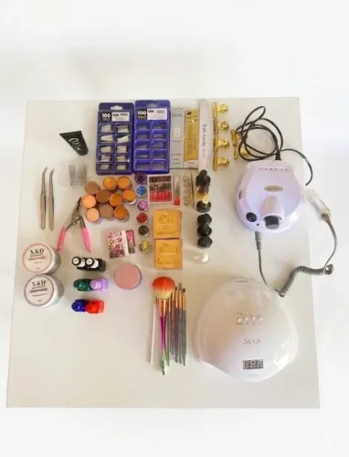 Kit unha em gel iniciante