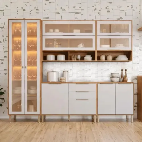 Cozinha Completa com vidro Reflecta