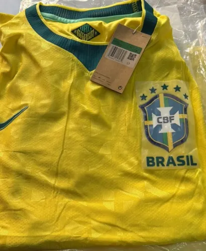 Blusa Oficial 2026 Brasil Modelo Jogador