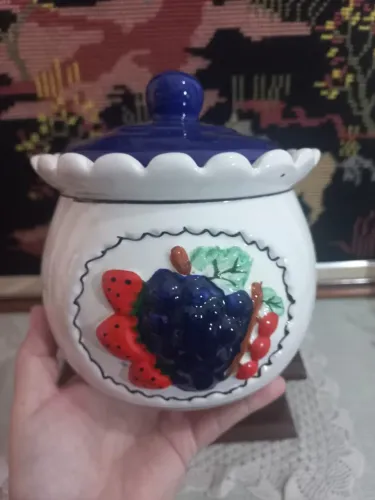 Bomboniere Potiche de Porcelana Branca