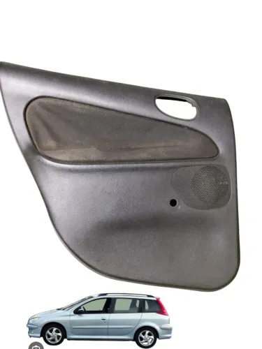 Forro de porta traseiro lado esquerdo Peugeot 206 SW