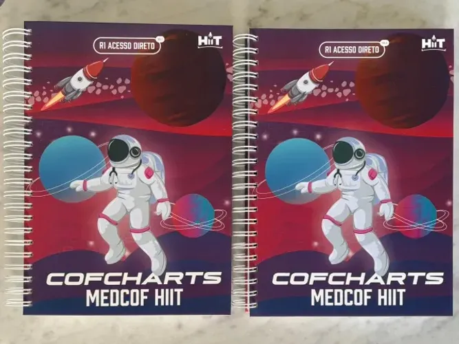 Kit Cofcharts HIIT 2026 (Intensivão Medcof) - Fluxogramas Reta Final (NOVO/Sem Uso)