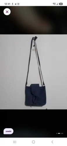 Bolsa lazaro couro argentino azul