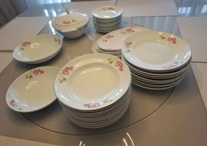 Aparelho de jantar 42 peças Steatita Paraná.