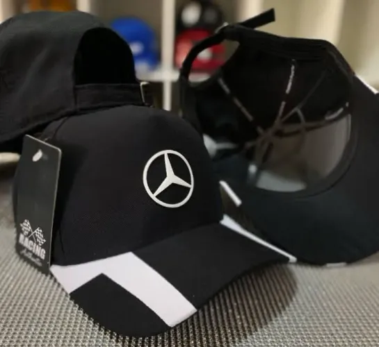 Boné Mercedes Preto Novo 