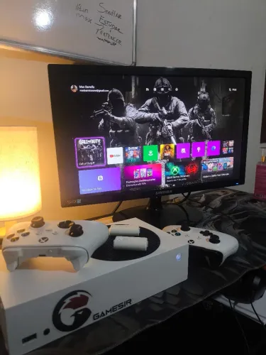 XBOX SERIES S COMPLETO-usado único dono-