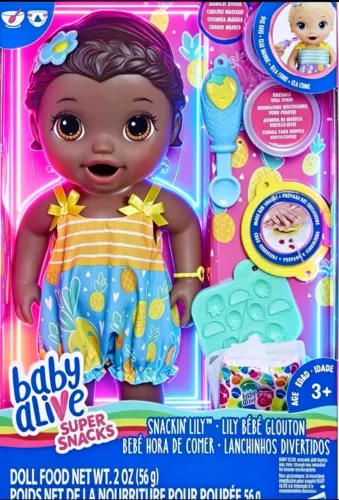 Boneca baby Alive hora da comidinha 