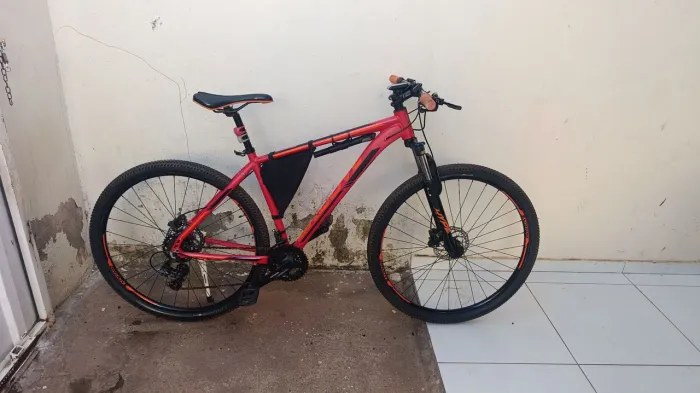 Bike Groove Hype Aro 29 Red + GPS Absolute + Bomba + Kit Acessórios Completo! ?