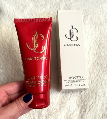 jimmy choo i want choo body lotion 100ml, novo, original. mesma fragrância do perfume