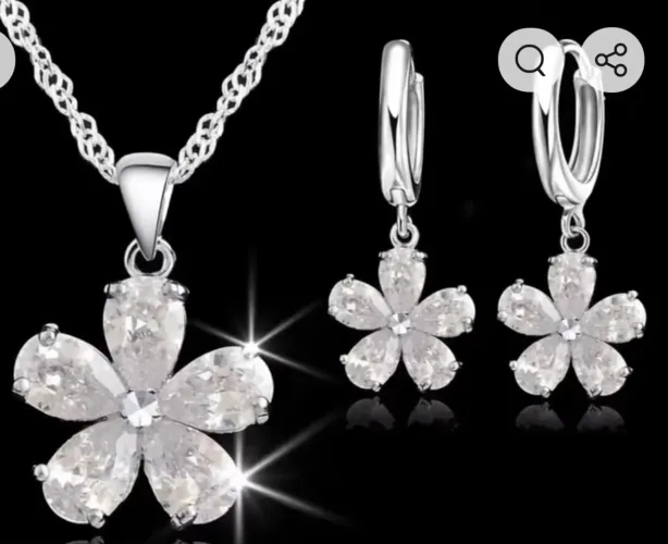Conjunto prata 925