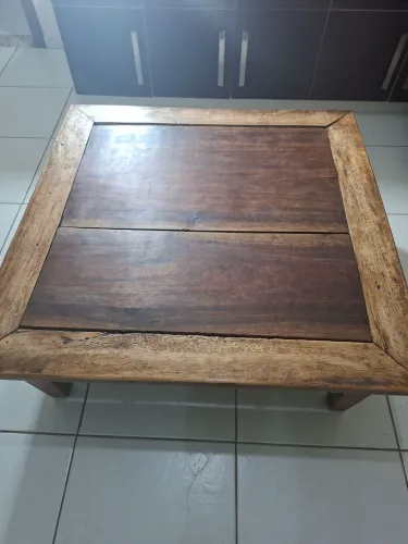 Mesa de centro rústica