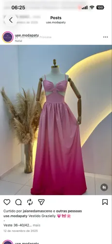 Vestido rosa verão