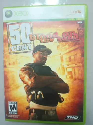 50 Cent Blood On The Sand Xbox 360 Mídia Física Original