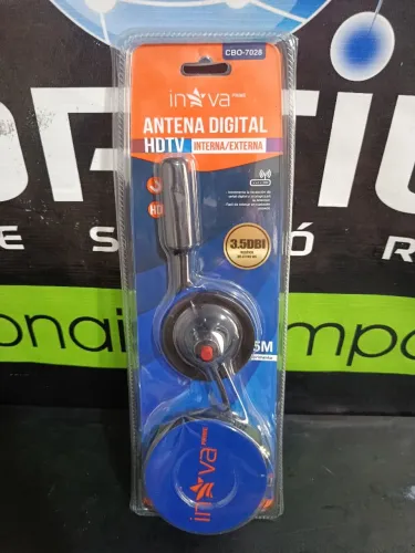 Antena digital interna e externa com cabo de 5mts/ OFERTA IMPERDÍVEL