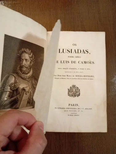 Os lusíadas - edição de 1836 