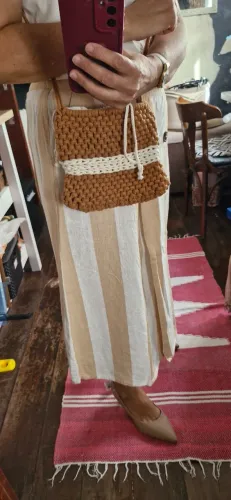 Bolsa macramê 