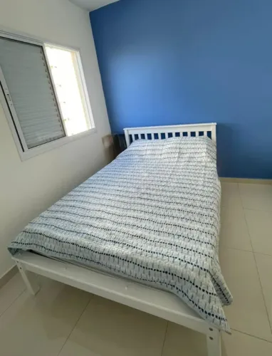 Cama Casal Madeira + Colchão Guldi Molas Ensacadas