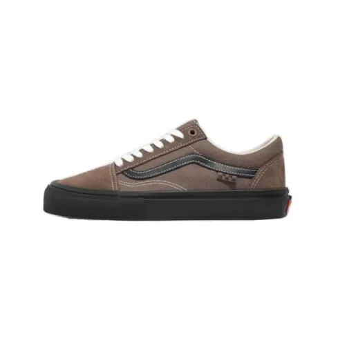 Tênis Vans Skate Old Skool Taupe Unissex.