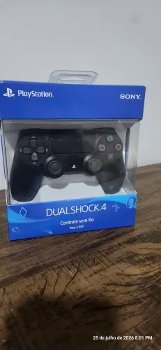 Controle PS4 original novo - divide cartão