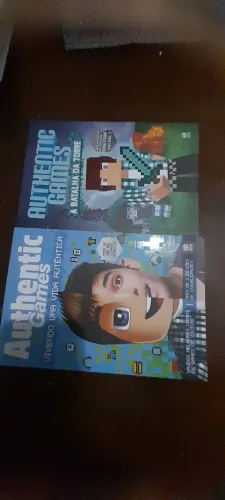 Doisl livros do Authentic Games : Vivendo uma vida autêntica e a batalha da torre