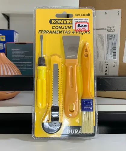 Kit Ferramentas 4 Peças