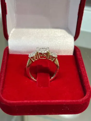 Anel Ouro 14K - Tamanho 15