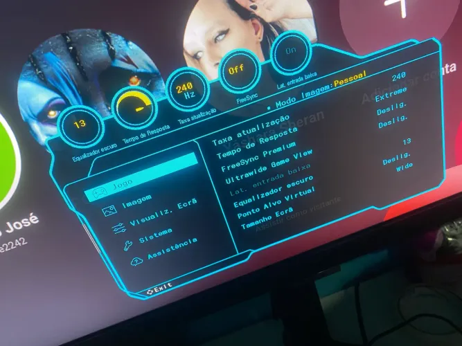 Monitor gamer Samsung 240hz