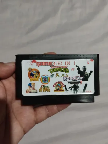 Cartucho Multi Jogos 450 Games Famicon Dynavision Nintendinho 60 Pinos 