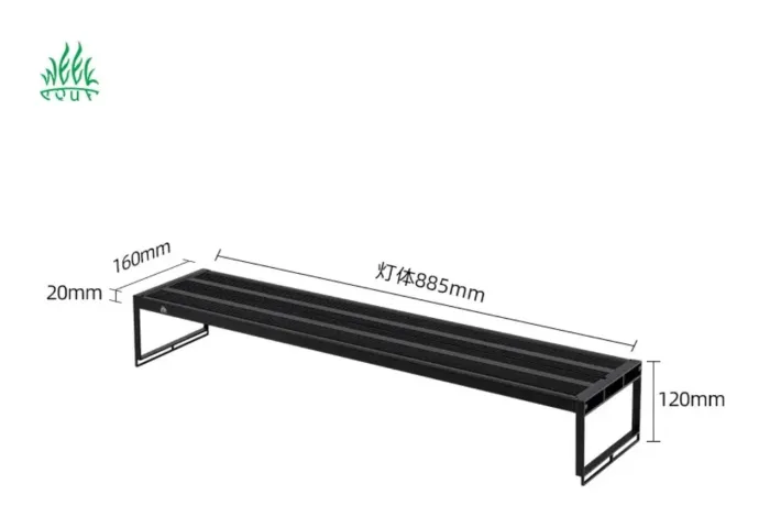 Luminária Week Aqua L900Pro-K<br>