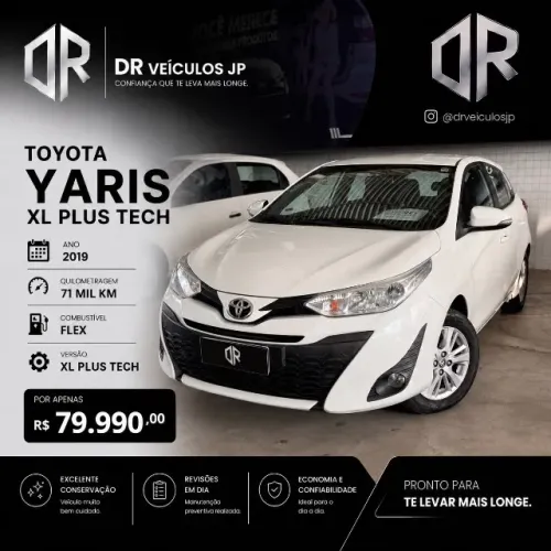 Toyota Yaris XL Plus Tech 1.3 Flex 16V Aut. 2019