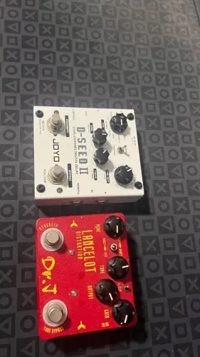 Pedal Delay JOYO D-SEED 2 + JOYO Distortion LACELOT - Pedalboard PULSE + Case