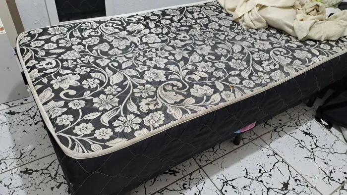 Cama box solteiro COM AUXILIAR