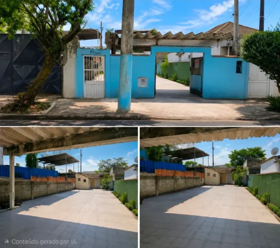 Terreno Comercial 304m² Estuário Santos 8x38 Portão Caminhão Edícula Pacote R$ 3.800 Locaç