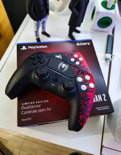 Controle Dualsense PS5 Edição Especial Homem Aranha