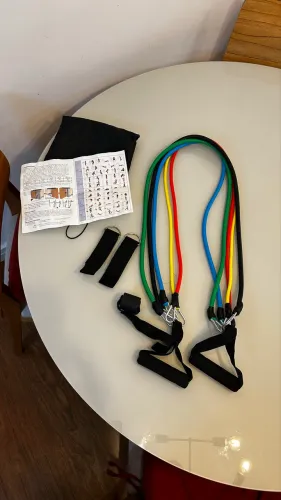 Elásticos para exercício em casa