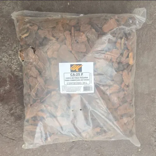 Casca de Pinus 25L para vasos