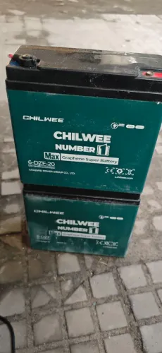 Kit de 04 baterias chilwee 12V 20Ah moto elétrica  semi nova