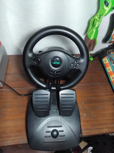 VOLANTE GAMER COM PEDAL 