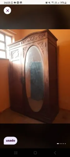 Armário de solteiro 2 portas antiguidade