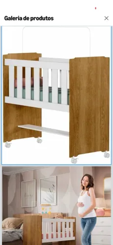 Mini berço Semi Novo / pouco usado