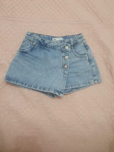 Saia jeans da Zara infantil tamanho 8