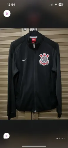 jaqueta nike corinthians 2014 preta, tamanho m, sem nenhum desfiado em perfeito estado.
